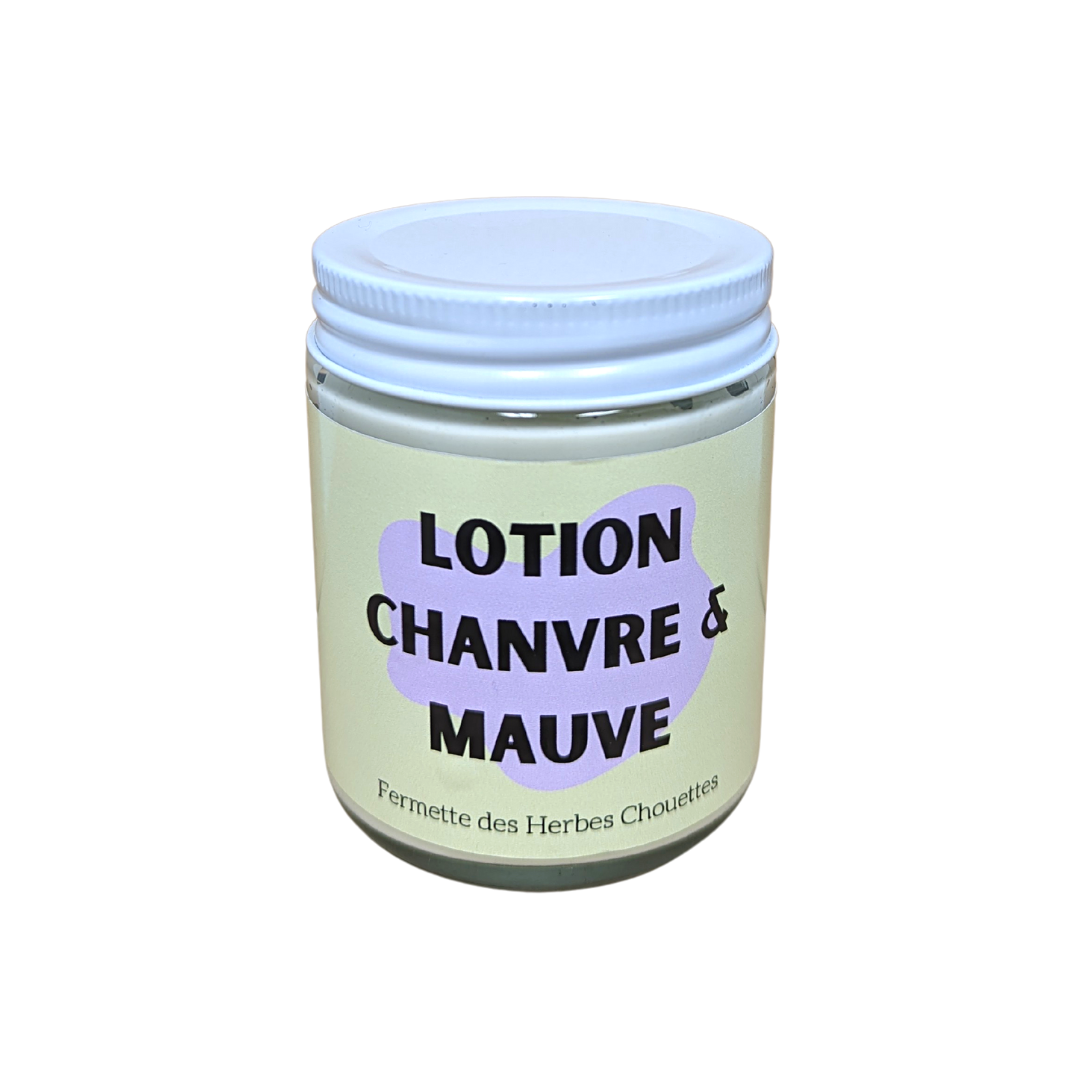 Lotion chanvre et mauve